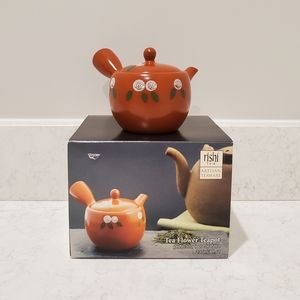 Rishi Artisan Teaware - Tea Flower Teapot (8 FL OZ)